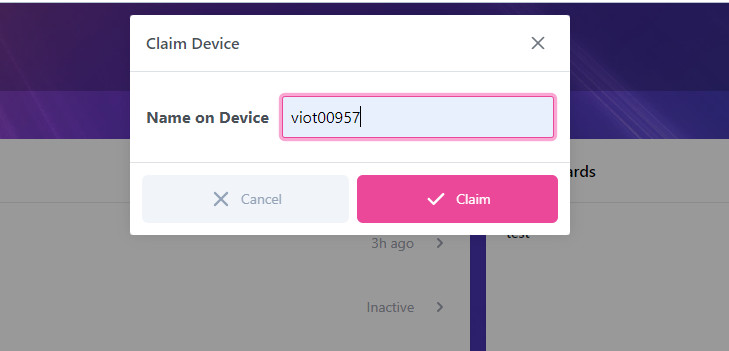 Device claim